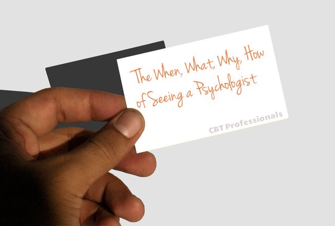 Seeing a Psychologist - The When, What, Why, How