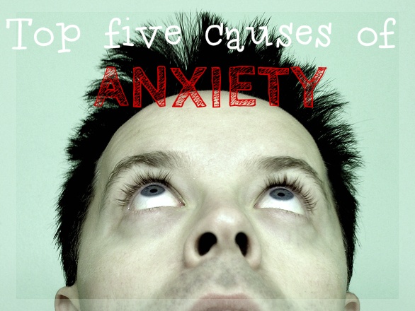 the top five causes of anxiety, man thinking